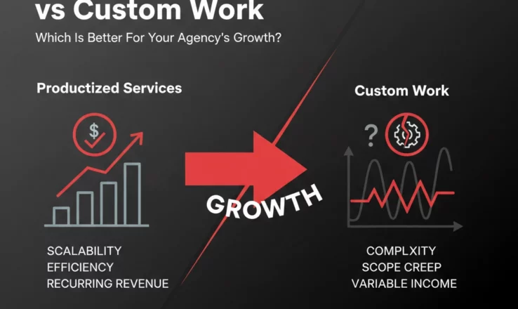 Productized Services vs Custom Work: Which Is Better For Your Agency's Growth?